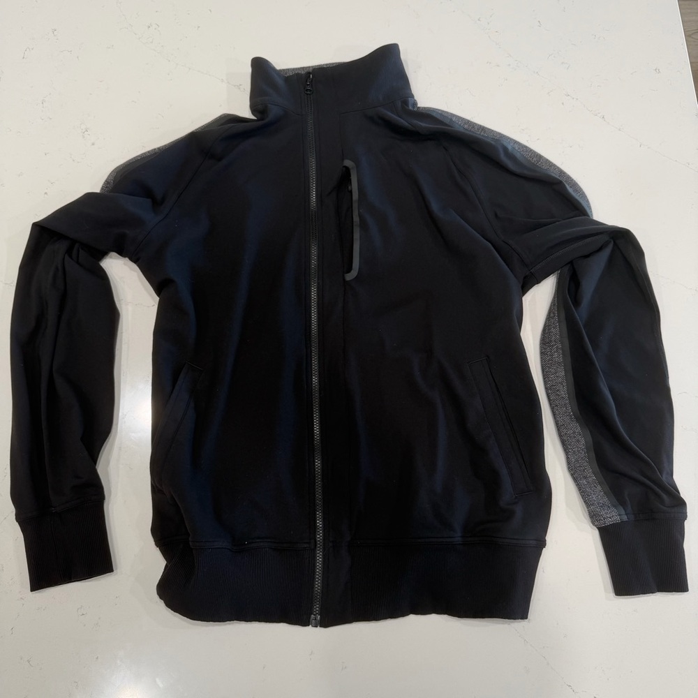 Lululemon Men’s Surge Full Zip Track Jacket Black - XL - Picture 1 of 5